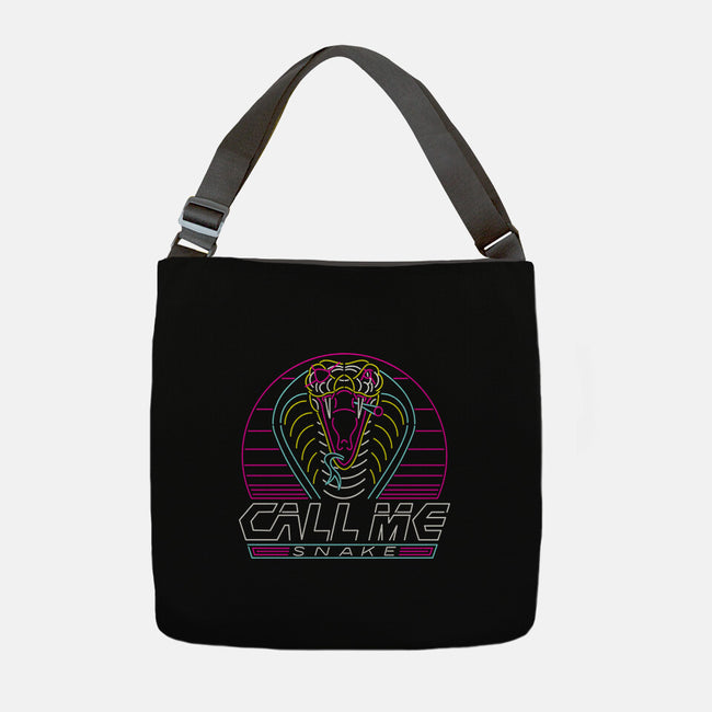 Call Me Snake-None-Adjustable Tote-Bag-rocketman_art