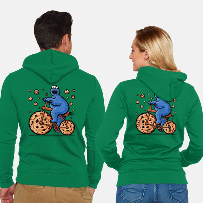 Cookie Exercise-Unisex-Zip-Up-Sweatshirt-erion_designs