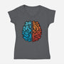 Cats In My Mind-Womens-V-Neck-Tee-erion_designs