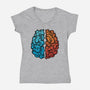 Cats In My Mind-Womens-V-Neck-Tee-erion_designs