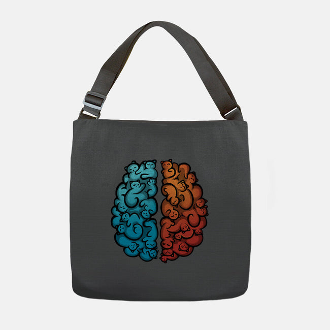 Cats In My Mind-None-Adjustable Tote-Bag-erion_designs