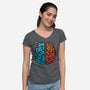 Cats In My Mind-Womens-V-Neck-Tee-erion_designs