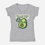 Call Me Avocado Number-Womens-V-Neck-Tee-NemiMakeit