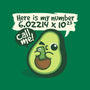 Call Me Avocado Number-None-Non-Removable Cover w Insert-Throw Pillow-NemiMakeit