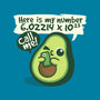 Call Me Avocado Number-None-Glossy-Sticker-NemiMakeit