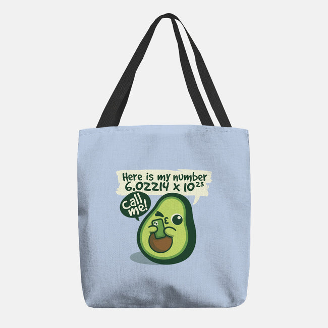 Call Me Avocado Number-None-Basic Tote-Bag-NemiMakeit