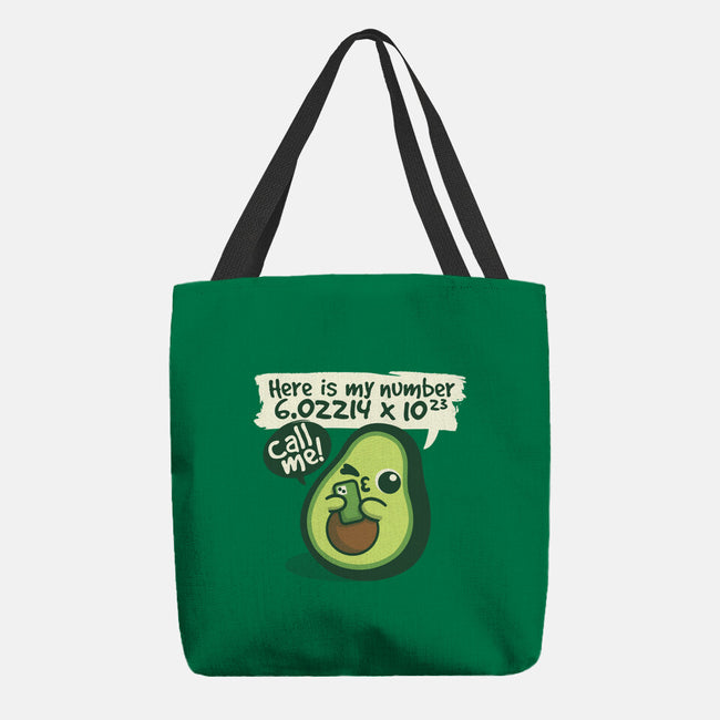 Call Me Avocado Number-None-Basic Tote-Bag-NemiMakeit