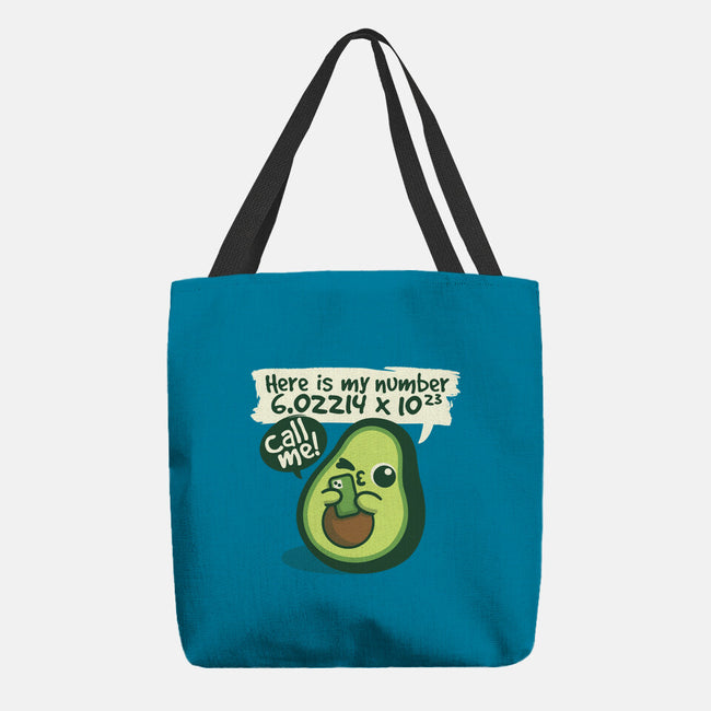 Call Me Avocado Number-None-Basic Tote-Bag-NemiMakeit