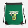 Call Me Avocado Number-None-Drawstring-Bag-NemiMakeit