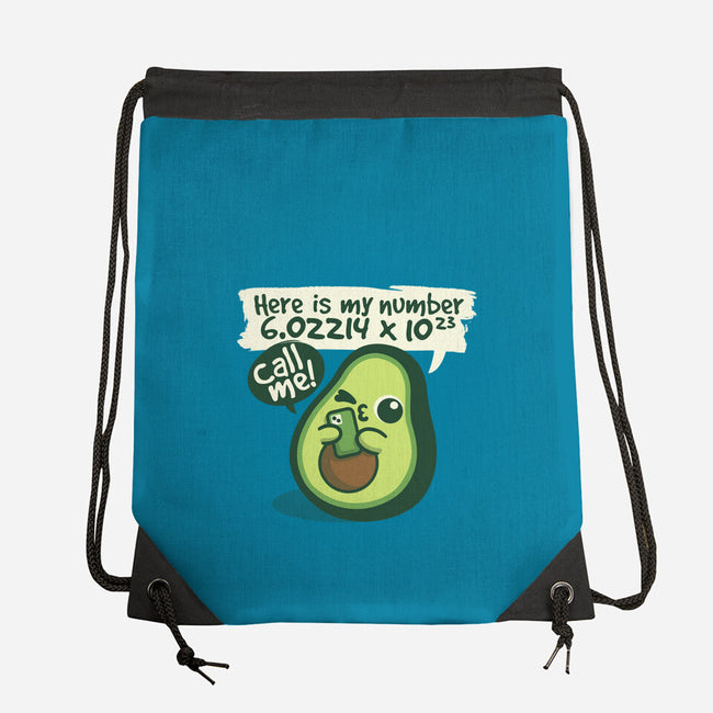 Call Me Avocado Number-None-Drawstring-Bag-NemiMakeit