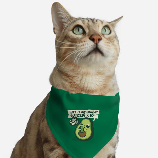 Call Me Avocado Number-Cat-Adjustable-Pet Collar-NemiMakeit