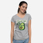 Call Me Avocado Number-Womens-V-Neck-Tee-NemiMakeit