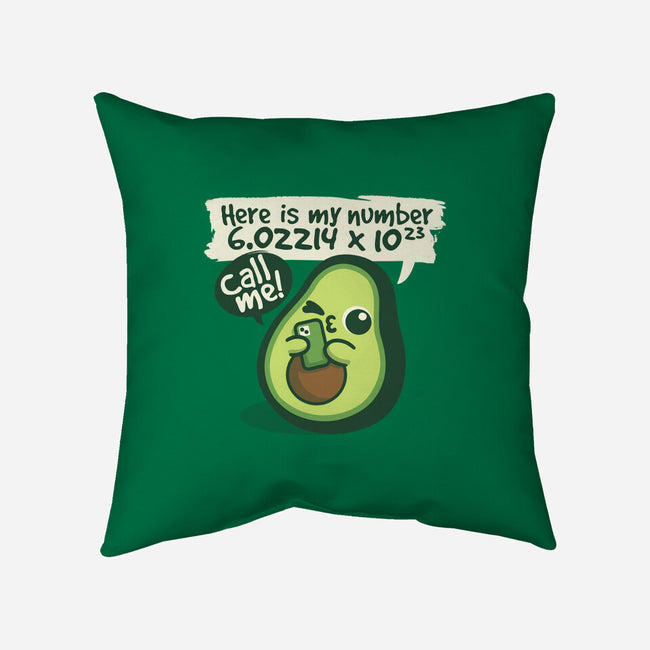 Call Me Avocado Number-None-Non-Removable Cover w Insert-Throw Pillow-NemiMakeit