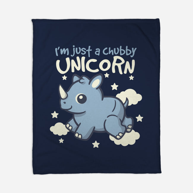 Rhino Chubby Unicorn-None-Fleece-Blanket-NemiMakeit