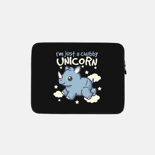 Rhino Chubby Unicorn-None-Zippered-Laptop Sleeve-NemiMakeit