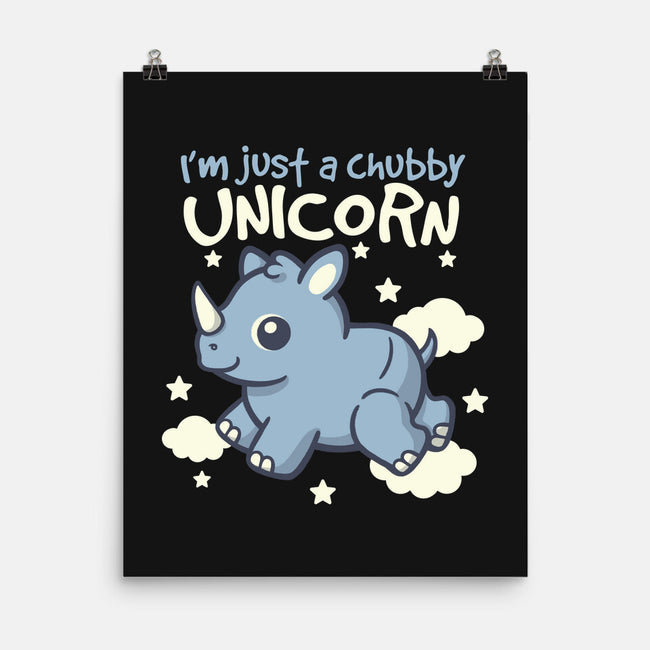 Rhino Chubby Unicorn-None-Matte-Poster-NemiMakeit