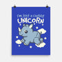 Rhino Chubby Unicorn-None-Matte-Poster-NemiMakeit