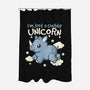 Rhino Chubby Unicorn-None-Polyester-Shower Curtain-NemiMakeit
