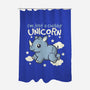 Rhino Chubby Unicorn-None-Polyester-Shower Curtain-NemiMakeit