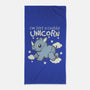Rhino Chubby Unicorn-None-Beach-Towel-NemiMakeit