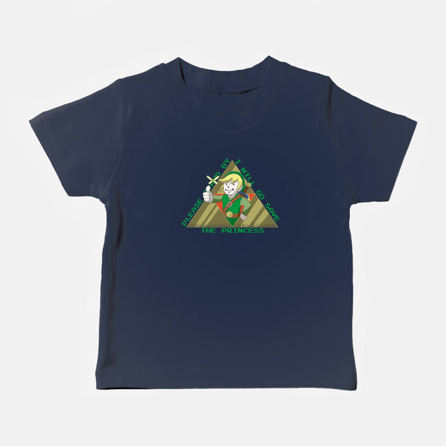 Please Stand By With Link-Baby-Basic-Tee-Kladenko