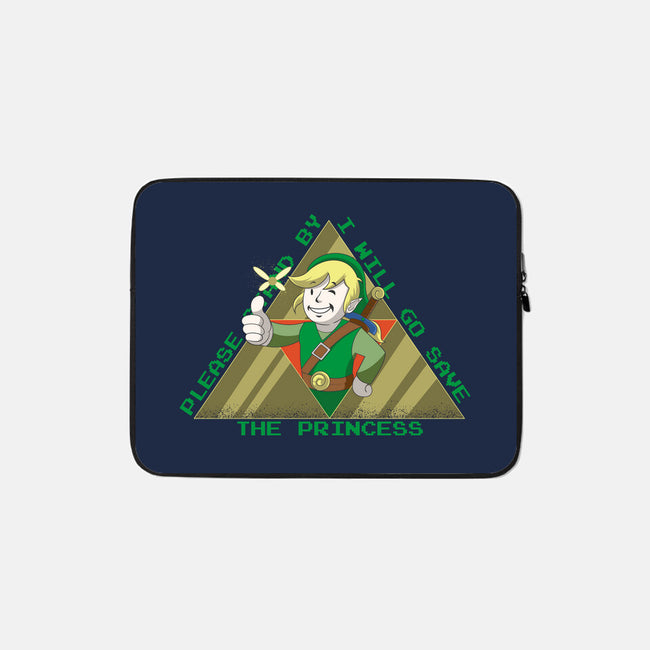 Please Stand By With Link-None-Zippered-Laptop Sleeve-Kladenko