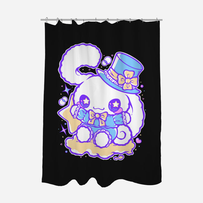 Cinnamoroll In The Clouds-None-Polyester-Shower Curtain-Panchi Art