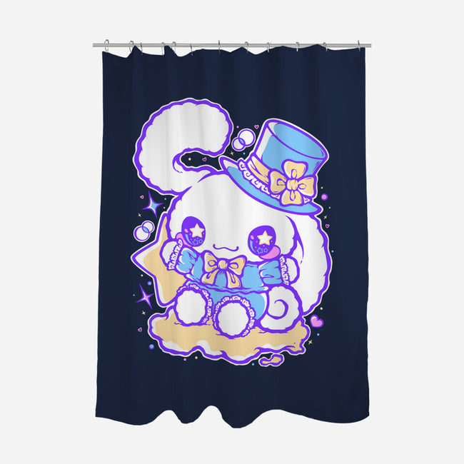 Cinnamoroll In The Clouds-None-Polyester-Shower Curtain-Panchi Art