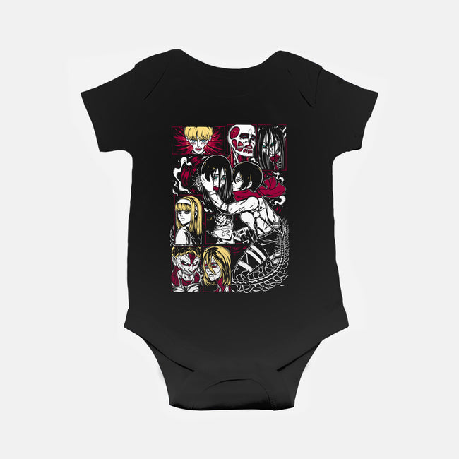 The End Of The Titans-Baby-Basic-Onesie-Panchi Art