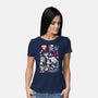 The End Of The Titans-Womens-Basic-Tee-Panchi Art