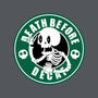 Death Over Decaf-Womens-V-Neck-Tee-Tri haryadi