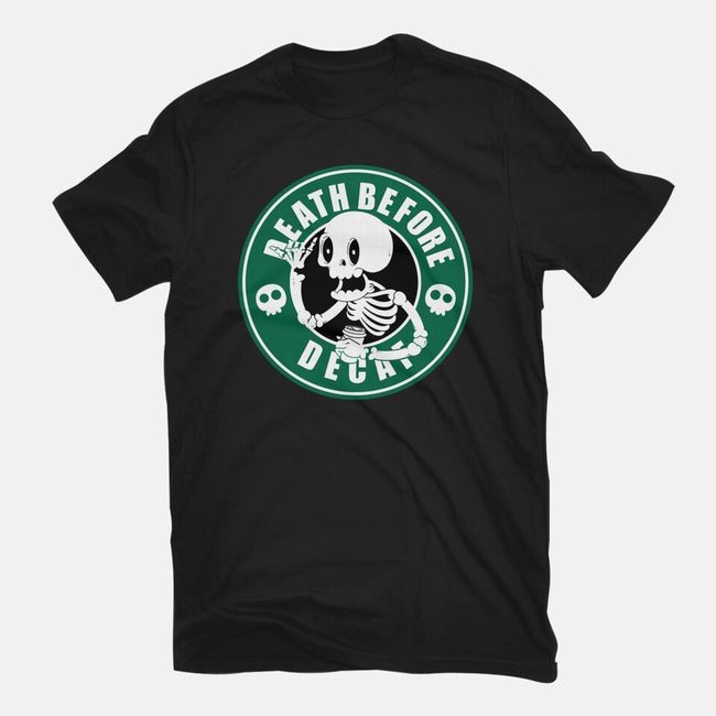 Death Over Decaf-Youth-Basic-Tee-Tri haryadi