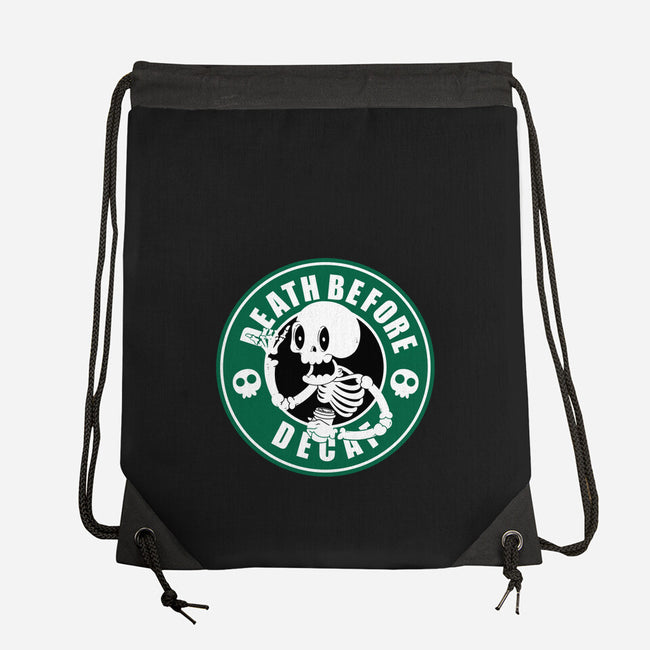 Death Over Decaf-None-Drawstring-Bag-Tri haryadi