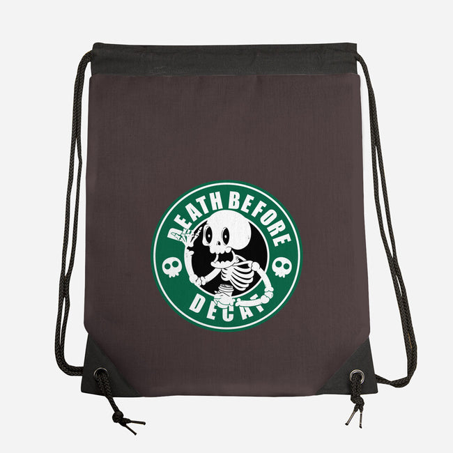 Death Over Decaf-None-Drawstring-Bag-Tri haryadi