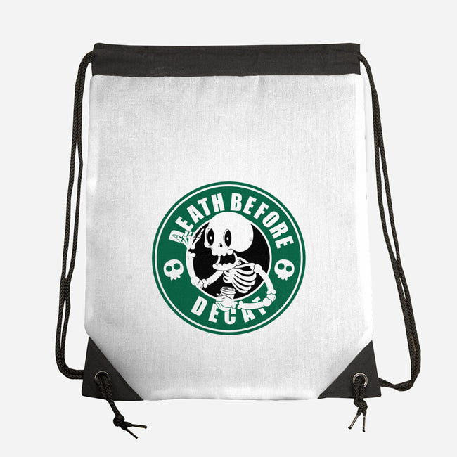 Death Over Decaf-None-Drawstring-Bag-Tri haryadi