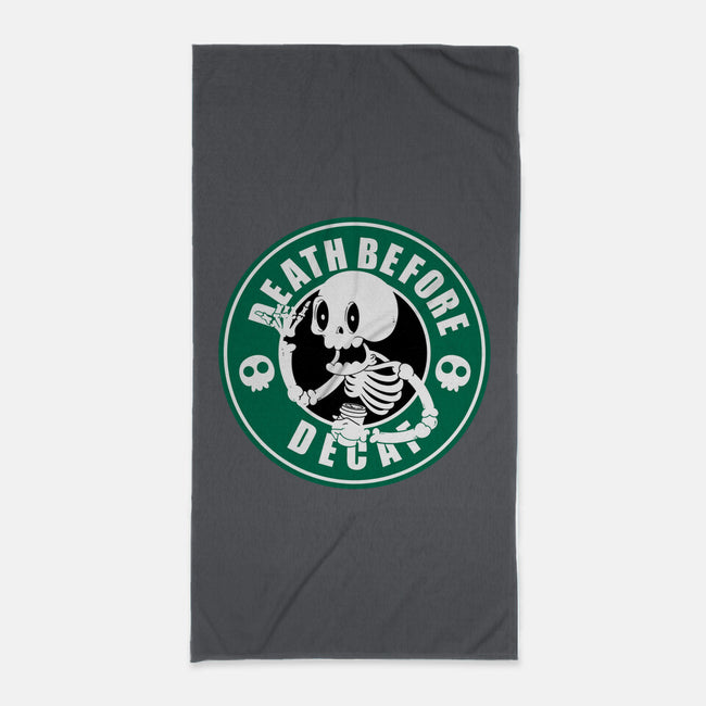 Death Over Decaf-None-Beach-Towel-Tri haryadi