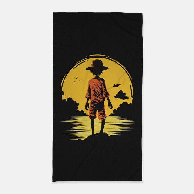 Young Pirate-None-Beach-Towel-Astoumix