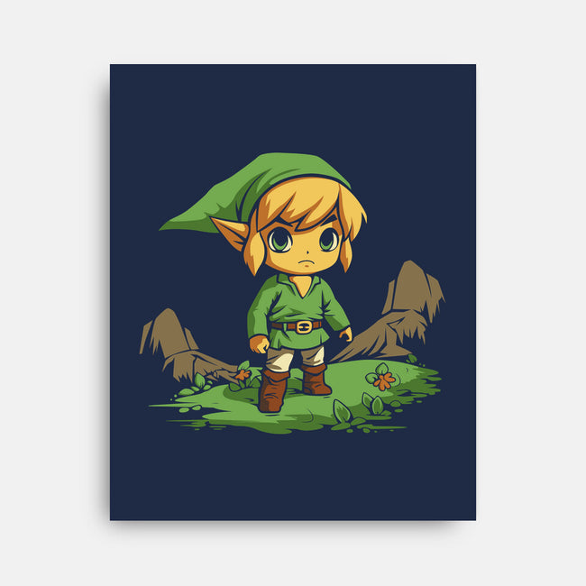 Little Warrior-None-Stretched-Canvas-Astoumix