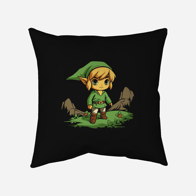 Little Warrior-None-Removable Cover-Throw Pillow-Astoumix