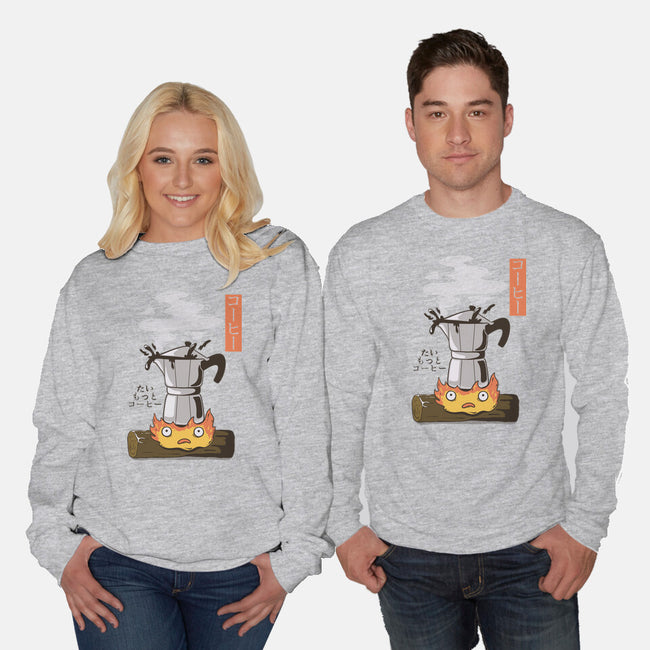 Want More Coffee-Unisex-Crew Neck-Sweatshirt-Claudia