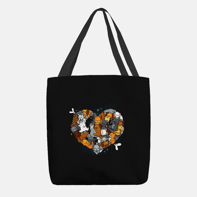 Valentine Puppies-None-Basic Tote-Bag-Vallina84