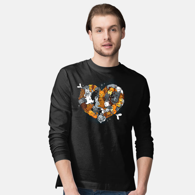 Valentine Puppies-Mens-Long Sleeved-Tee-Vallina84