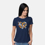 Valentine Puppies-Womens-Basic-Tee-Vallina84