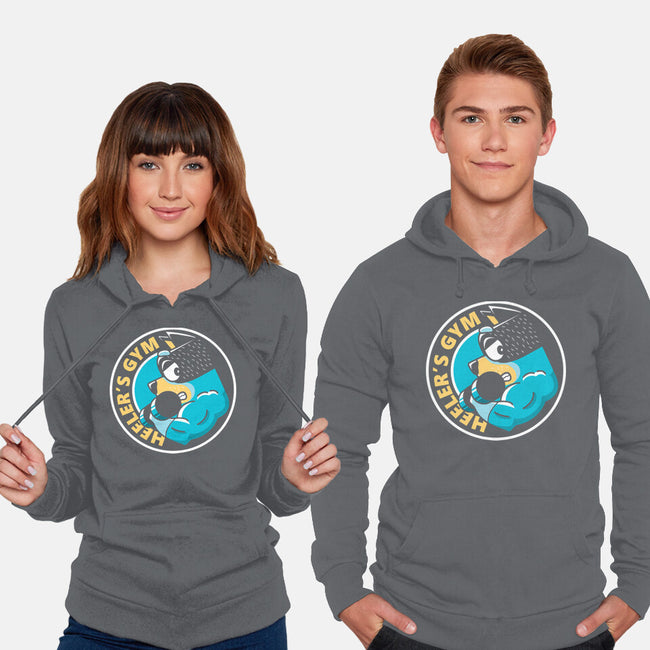 Heeler's Gym-Unisex-Pullover-Sweatshirt-retrodivision