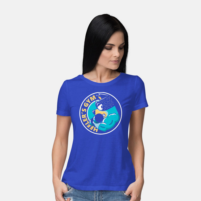 Heeler's Gym-Womens-Basic-Tee-retrodivision