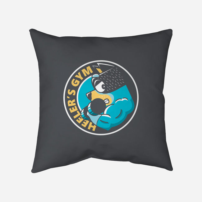 Heeler's Gym-None-Non-Removable Cover w Insert-Throw Pillow-retrodivision