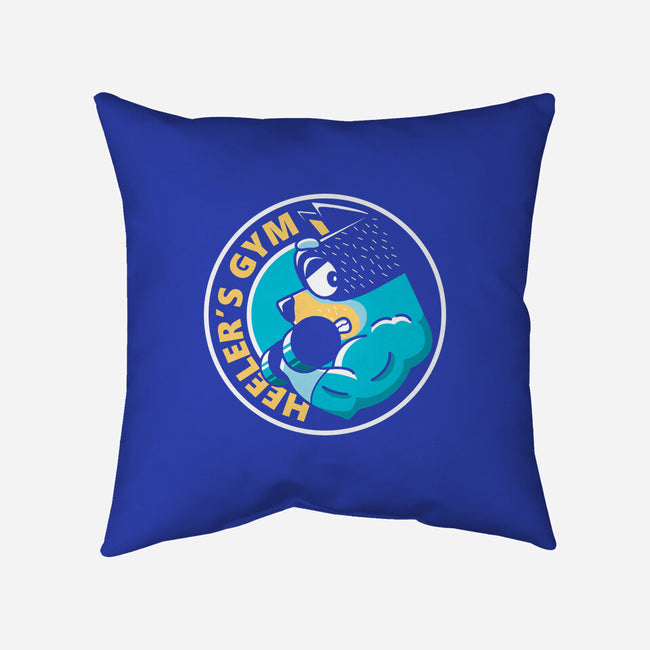 Heeler's Gym-None-Non-Removable Cover w Insert-Throw Pillow-retrodivision