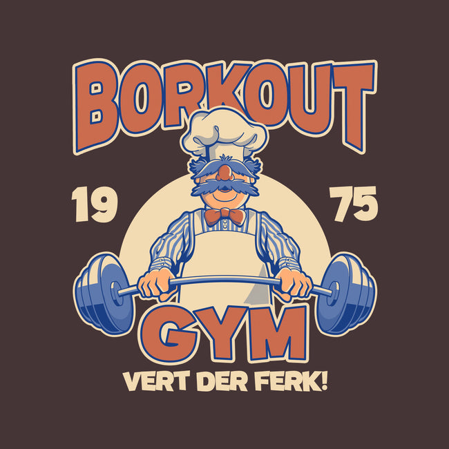 Borkout Gym-None-Basic Tote-Bag-retrodivision
