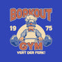 Borkout Gym-None-Fleece-Blanket-retrodivision