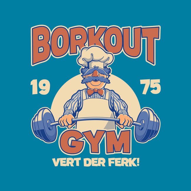 Borkout Gym-Mens-Premium-Tee-retrodivision